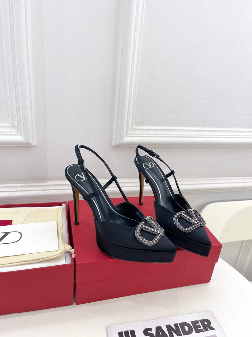 Valentino WS0FT0IDU Slingback Platform Pump 120mm V75442