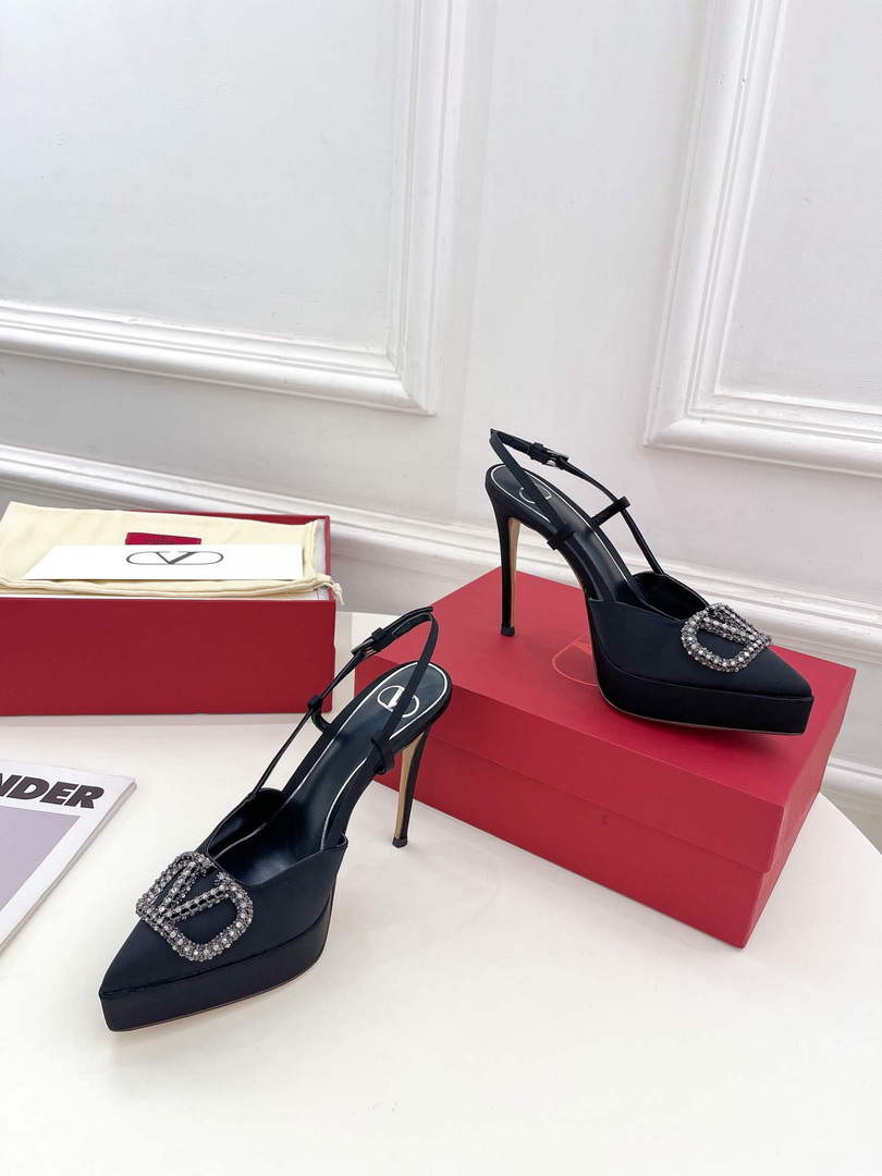 Valentino WS0FT0IDU Slingback Platform Pump 120mm V75442