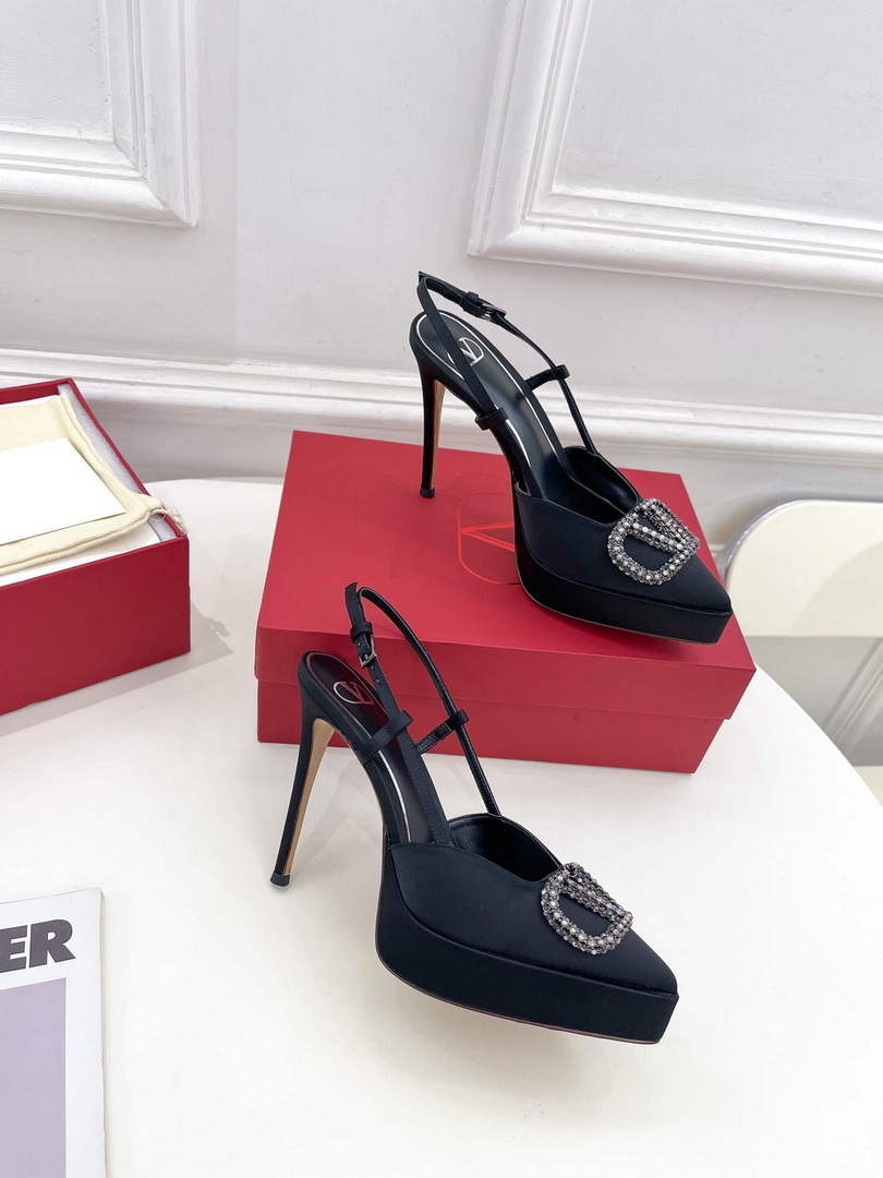 Valentino WS0FT0IDU Slingback Platform Pump 120mm V75442