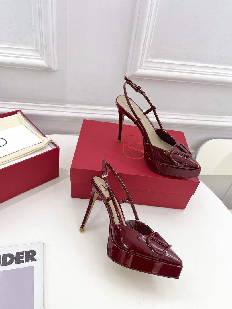 Valentino WS0FT0IDU Slingback Platform Pump 120mm V75446