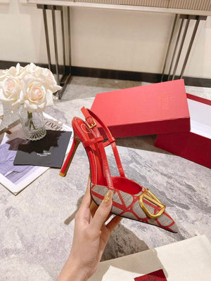 Valentino WS0R01EBH Signature pump toile iconographe V75486 - 35 / 5 cm - View 2