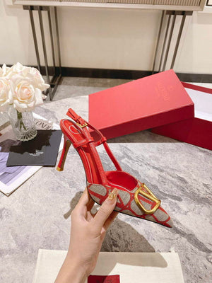 Valentino WS0R01EBH Signature pump toile iconographe V75486 - 35 / 5 cm - View 4