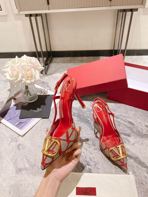 Valentino WS0R01EBH Signature pump toile iconographe V75486 - 35 / 5 cm - View 6