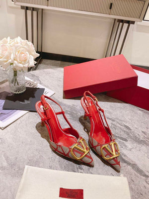 Valentino WS0R01EBH Signature pump toile iconographe V75486 - 35 / 5 cm - View 8
