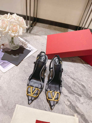 Valentino WS0R01EBH Signature pump toile iconographe V75487 - 35 / 5 cm - View 6