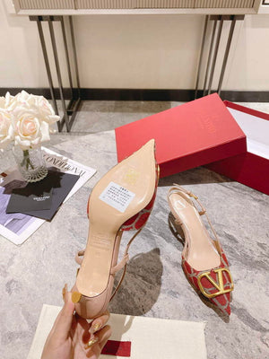 Valentino WS0R01EBH Signature pump toile iconographe V75489 - 35 / 5 cm - View 8