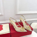 Valentino WS0R01QJG slingback pump transparent material 80mm V75435 - 35 - View 1