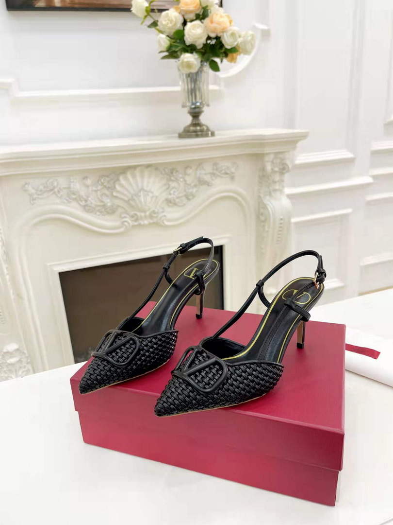 Valentino WS0R01SHD Signature pump metallic nappa 80mm V75480 - 35 - View 1