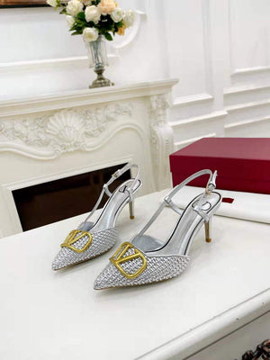 Valentino WS0R01SHD Signature pump metallic nappa 80mm V75483 - 35 - View 4