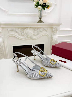 Valentino WS0R01SHD Signature pump metallic nappa 80mm V75483 - 35 - View 8
