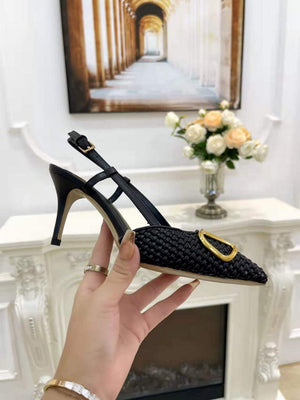 Valentino WS0R01SHD Signature pump metallic nappa 80mm V75484 - 35 - View 2