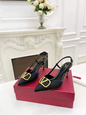Valentino WS0R01SHD Signature pump metallic nappa 80mm V75484 - 35 - View 1