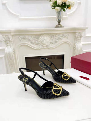 Valentino WS0R01SHD Signature pump metallic nappa 80mm V75484 - 35 - View 4