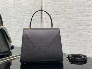 Valextra Iside Top Handle Mini Bag Black WBES0036028 - Default Title - View 4