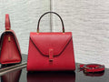 Valextra Iside Top Handle Mini Bag WBES0036028 Red