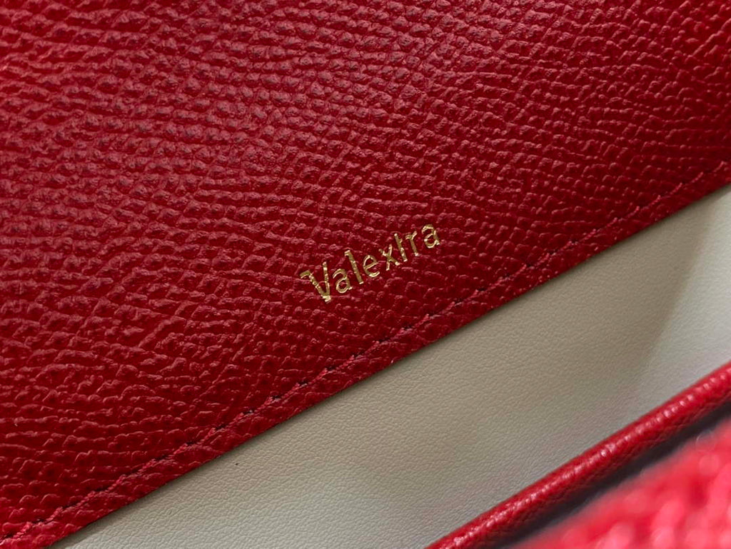 Valextra Iside Top Handle Mini Bag WBES0036028 Red