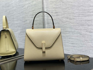 Valextra Iside Top Handle Mini Bag WBES0036028 Beige - Default Title - View 1