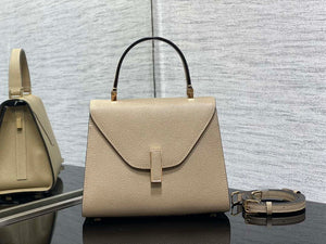 Valextra Iside Top Handle Mini Bag WBES0036028 elephant Gray - Default Title - View 1