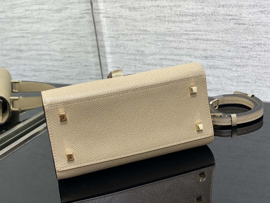 Valextra Iside Top Handle Mini Bag WBES0036028 elephant Gray - Default Title - View 6