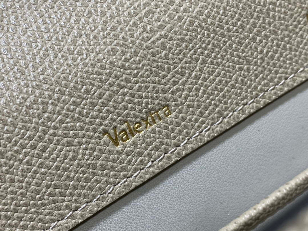 Valextra Iside Top Handle Mini Bag WBES0036028 elephant Gray