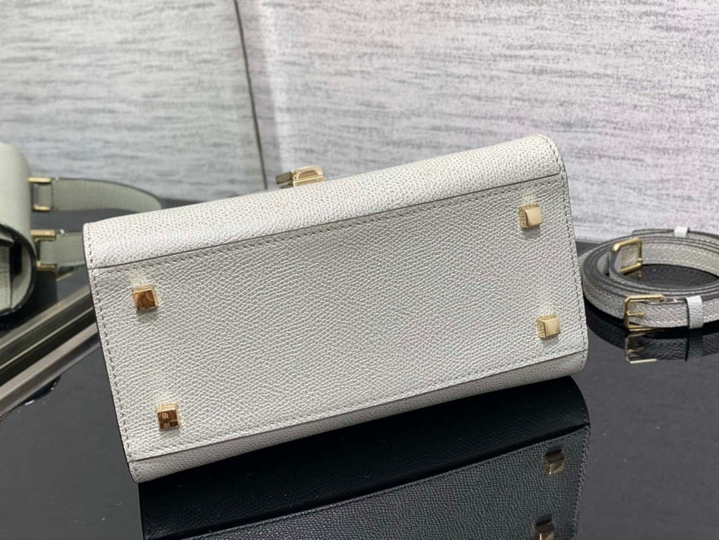 Valextra Iside Top Handle Mini Bag WBES0036028 Gray