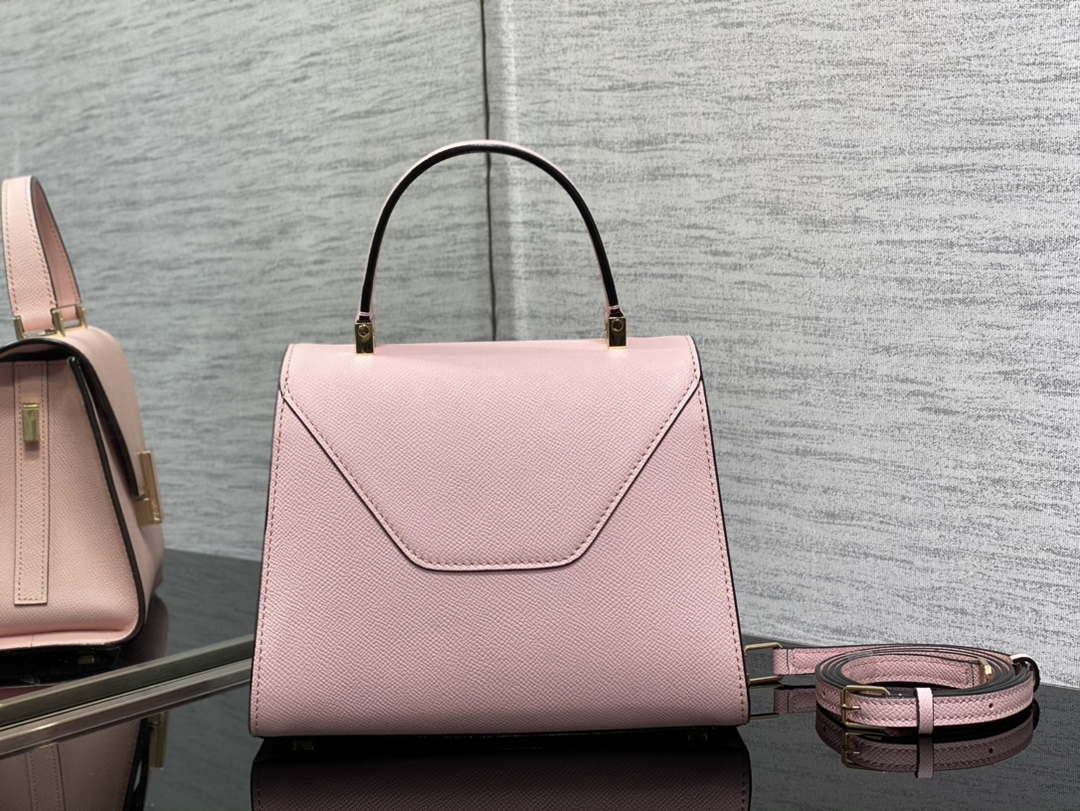 Valextra Iside Top Handle Mini Bag WBES0036028 Pink