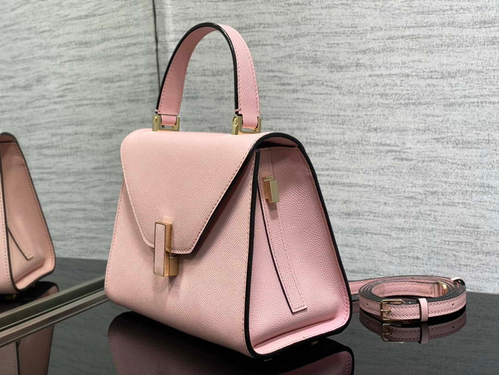 Valextra Iside Top Handle Mini Bag WBES0036028 Pink