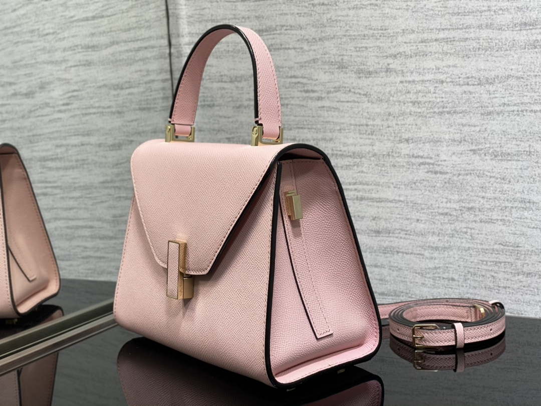 Valextra Iside Top Handle Mini Bag WBES0036028 Pink