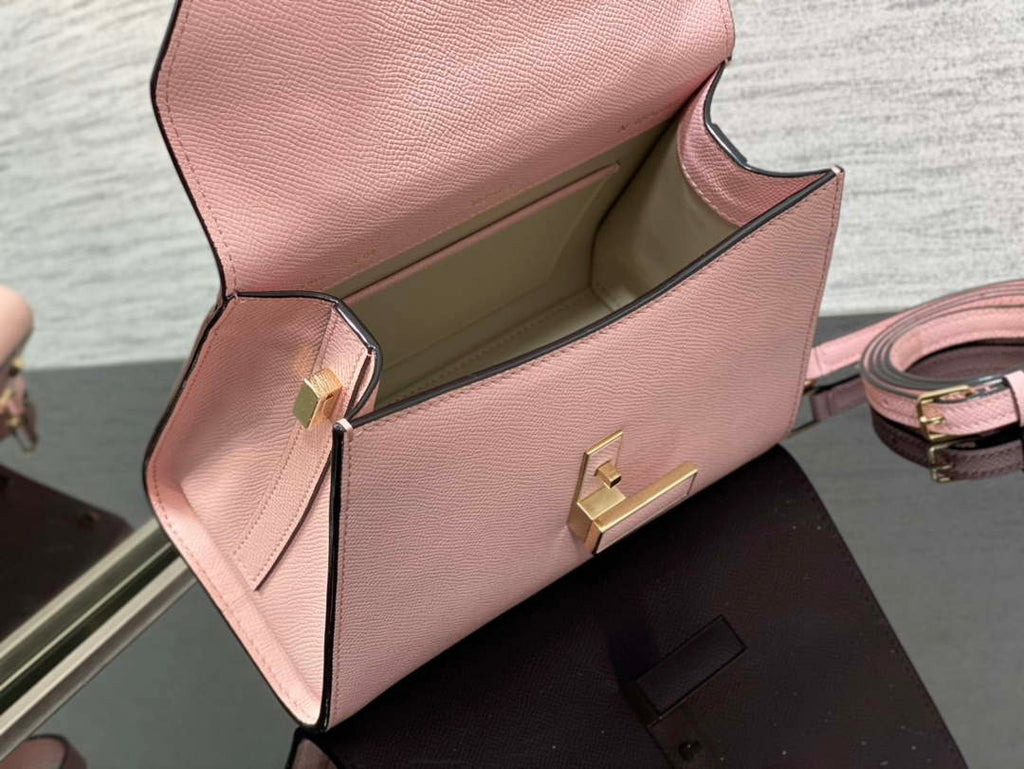 Valextra Iside Top Handle Mini Bag WBES0036028 Pink