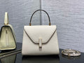 Valextra Iside Top Handle Mini Bag WBES0036028 White