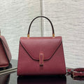 Valextra Iside Top Handle Mini Bag WBES0036028 Wine Red - Default Title - View 1