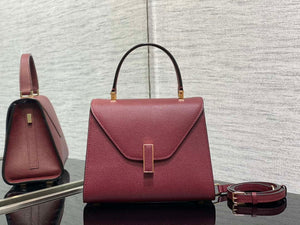 Valextra Iside Top Handle Mini Bag WBES0036028 Wine Red - Default Title - View 1