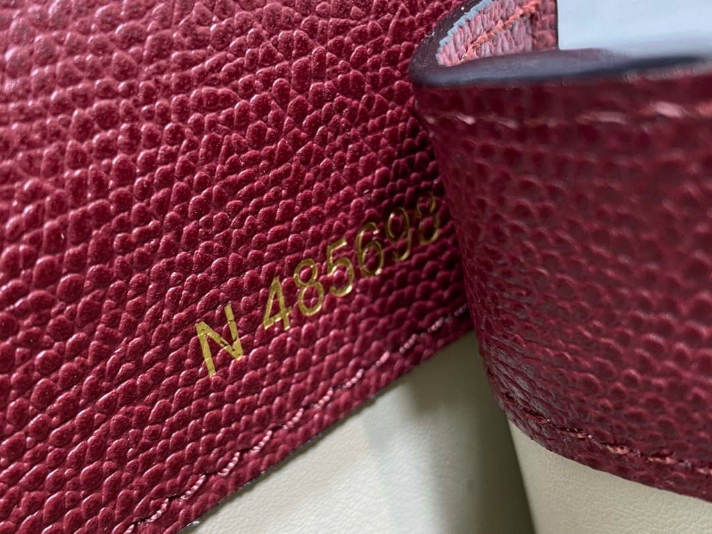 Valextra Iside Top Handle Mini Bag WBES0036028 Wine Red