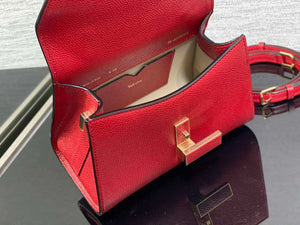 Valextra WBES0036028 Iside Top Handle micro Bag Red - Default Title - View 7