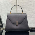 Valextra WBES0056028 Iside Top Handle Medium Bag Black - Default Title - View 1