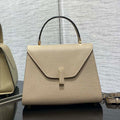 Valextra WBES0056028 Iside Top Handle Medium Bag Elephant Gray - Default Title - View 1
