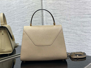 Valextra WBES0056028 Iside Top Handle Medium Bag Elephant Gray - Default Title - View 4