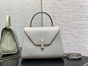 Valextra WBES0056028 Iside Top Handle Medium Bag Gray - Default Title - View 1
