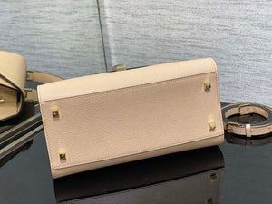 Valextra WBES0056028 Iside Top Handle Medium Bag Nude - Default Title - View 6
