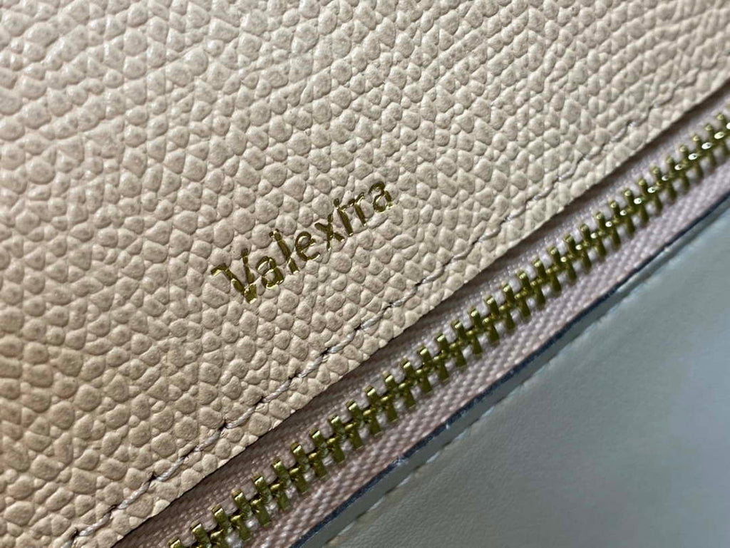 Valextra WBES0056028 Iside Top Handle Medium Bag Nude