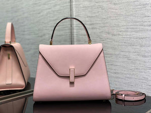 Valextra WBES0056028 Iside Top Handle Medium Bag Pink - Default Title - View 1