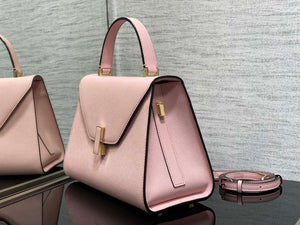 Valextra WBES0056028 Iside Top Handle Medium Bag Pink - Default Title - View 5
