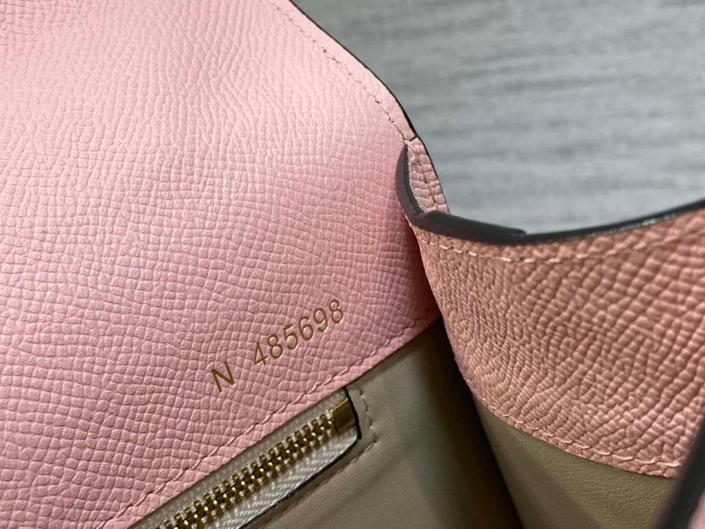Valextra WBES0056028 Iside Top Handle Medium Bag Pink