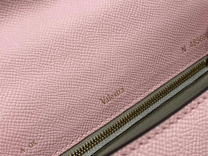 Valextra WBES0056028 Iside Top Handle Medium Bag Pink - Default Title - View 9