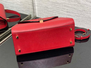 Valextra WBES0056028 Iside Top Handle Medium Bag Red - Default Title - View 6