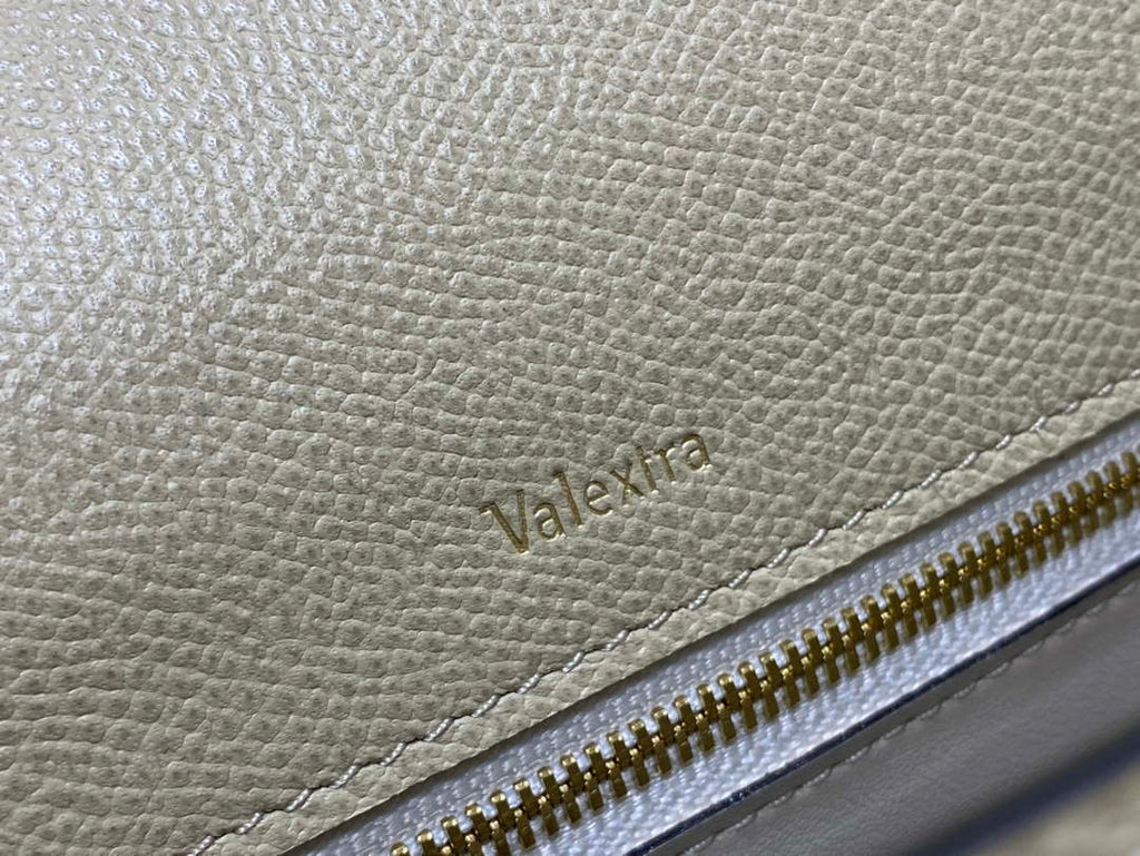 Valextra WBES0056028 Iside Top Handle Medium Bag Beige