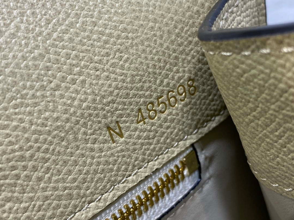 Valextra WBES0056028 Iside Top Handle Medium Bag Beige