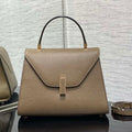 Valextra WBES0056028 Iside Top Handle Medium Bag Dark Gray - Default Title - View 1