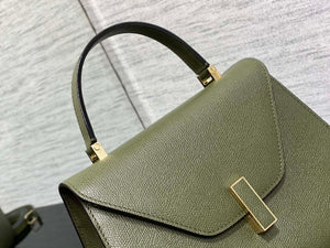 Valextra WBES0056028 Iside Top Handle Medium Bag Green - Default Title - View 2