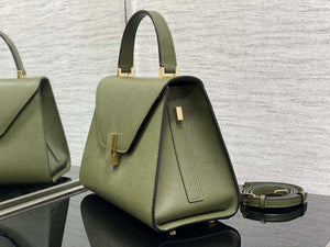 Valextra WBES0056028 Iside Top Handle Medium Bag Green - Default Title - View 5